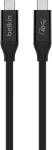 Кабель Belkin USB Type-C-USB Type-C, 40Gbps, 100W, 0.8м, Black (INZ001BT0.8MBK)