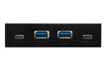 USB-хаб Frime USB 3.1 2 x type A & 2 x type C VL820 Black (ECF-FP2xTA&2xTC.32)