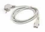 Кабель силовой Cablexpert PC-186-VDE-GR (С13), VDE, серый, 1.8 м