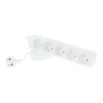 Фільтр живлення Tecro TSC-5-3 5 розеток, 3 м, білий