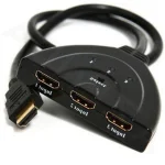Кабель Cablexpert (DSW-HDMI-35) HDMI-3хHDMI M/F v.1.4, 0.5м