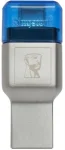 Кардидер Kingston MobileLite Duo 3C Dual Interface USB3.1 Type-A и Type-C microSD (FCR-ML3C) Metal Casing