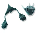 Кабель силовой Cablexpert (PC-186-ML6) CEE7/17-C13*2, черный, 2 м, Y-образный