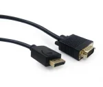 Кабель Cablexpert DisplayPort - VGA (M/M), 1.8 м, чорний (CCP-DPM-VGAM-6) пакет