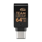 Флеш-накопитель USB3.1 64GB OTG Type-C Team M181 Black (TM181364GB01)