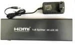 Розгалужувач (спліттер) Atcom (7688) HDMI 8 портів, підтримка UHD 4K