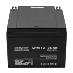 Акумуляторна батарея LogicPower LPM 12V 26AH (LPM 12 - 26 AH) AGM