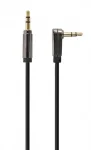 Аудио-кабель Cablexpert (CCAPB-444L-1M), 3.5 мм угловой M/M 3.5мм, 1,0м, стерео, черный