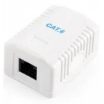 Розетка накладна CABLEXPERT RJ-45 Cat.6 UTP White (NCAC-1U6-01)