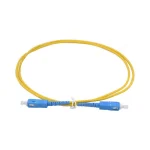 Оптичний патч-корд COR-X SC-SC, SM OS1/125, 1м, Yellow (OFPC-SC/UPC-SC/UPC-1)