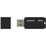 Флеш-накопитель USB3.0 64GB GOODRAM UME3 Black (UME3-0640K0R11)