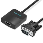 Адаптер Vention VGA-HDMI, 0.2 m, со звуком и питанием (ACNBB)