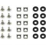 Комплект для монтажу в стійку 19" (болт, гайка, шайба) Cablexpert 10шт (19A-FSET-01)