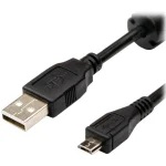Кабель ATCOM USB-A 2.0/Micro-B (M/M) Black 1.8м (9175)