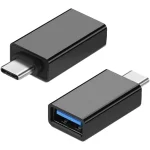Адаптер ATCOM OTG USB-C/USB-A 3.0 (M/F) Black (11310)