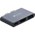 Порт-реплікатор CANYON DS-1 Thunderbolt 3 Docking Station 3-in-1 (CNS-TDS01DG)