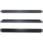 Заглушка CSV 19" 1U чорного кольора, сталева