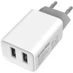 Зарядний пристрій COLORWAY 2xUSB-A, 2.1A, 10W White (CW-CHS015-WT)