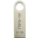 Флешка HI-RALI Shuttle Series Silver 64GB (HI-64GBSHSL)