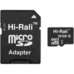 Карта пам'яті HI-RALI microSDHC 32GB UHS-I Class 10 + SD-adapter (HI-32GBSD10U1-01)