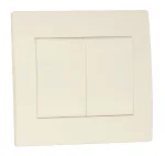 Вимикач SVEN Home SE-104 подвійний прихованого типу слонова кістка