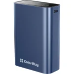 Повербанк COLORWAY Full Power PD+QC 20000mAh Blue (CW-PB200LPG2BL-PDD)