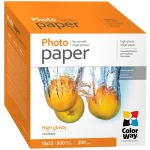 Фотопапір COLORWAY High Glossy 10x15см 200г/м² 500л (PG2005004R)