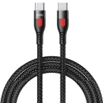 Кабель REMAX Lesu RC-195CC USB-C/USB-C (M/M) 1м Black (6954851214014)