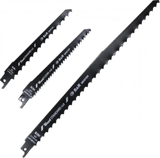 Пильные полотна для сабельной пилы S&R Meister S644D, S617K, S1617K (113001003) 3шт