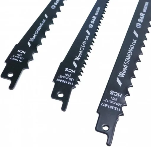 Пильные полотна для сабельной пилы S&R Meister S644D, S617K, S1617K (113001003) 3шт