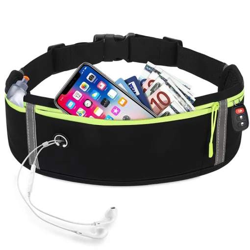 Поясная сумка BeCover DL0005 Black (706064) + органайзер для наушников