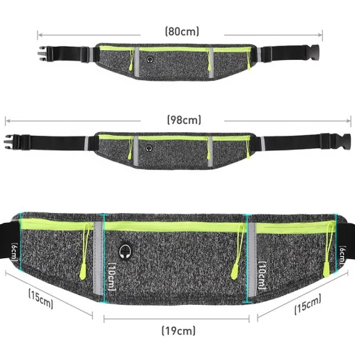 Поясная сумка BeCover DL0005 Black (706064) + органайзер для наушников