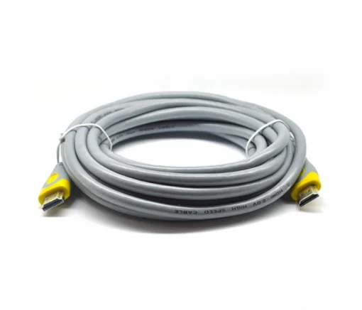 Кабель Merlion (YT-HDMI(M)/(M)HSV2.0-10m/10125) HDMI-HDMI, 10м, Grey/Yellow, пакет
