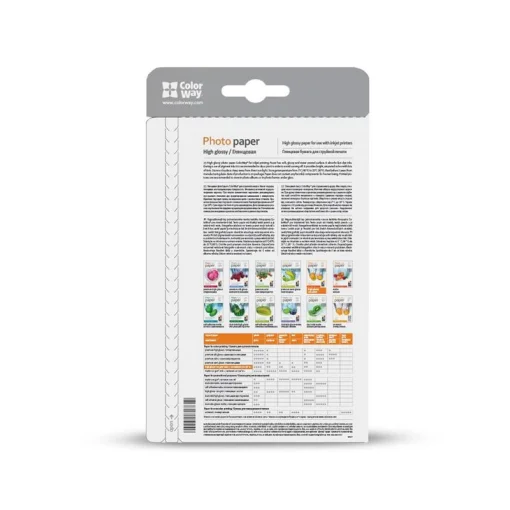 Фотопапір COLORWAY High Glossy 10x15см 180г/м² 50арк. (PG1800504R)