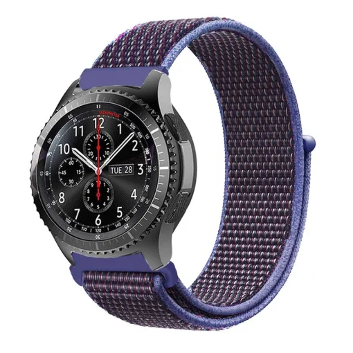 Ремешок BeCover Nylon Style для Xiaomi Amazfit Bip/Bip Lite/Bip S Lite/GTR 42mm/GTS/TicWatch S2/TicWatch E Purple (705828)