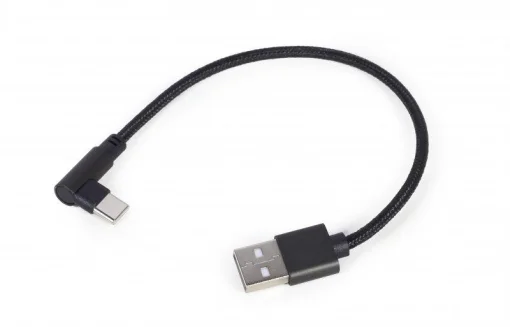 Кабель Cablexpert (CC-USB2-AMCML-0.2M), USB2.0 BM-Type-C, 0.2м, черный