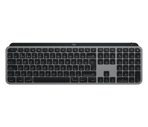 Клавиатура беспроводная Logitech MX Keys Wireless for Mac Ukr Space Gray (920-009558)