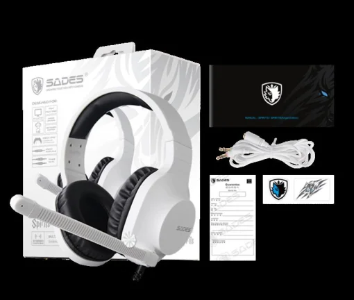 Гарнитура Sades SA-721 Spirits White (sa721wtj)