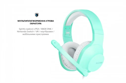 Гарнитура Sades SA-721 Spirits Cyan (sa721cnj)