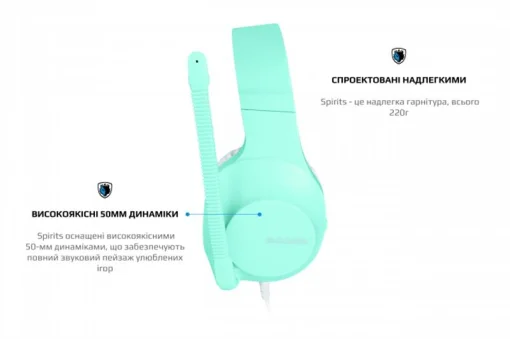 Гарнитура Sades SA-721 Spirits Cyan (sa721cnj)