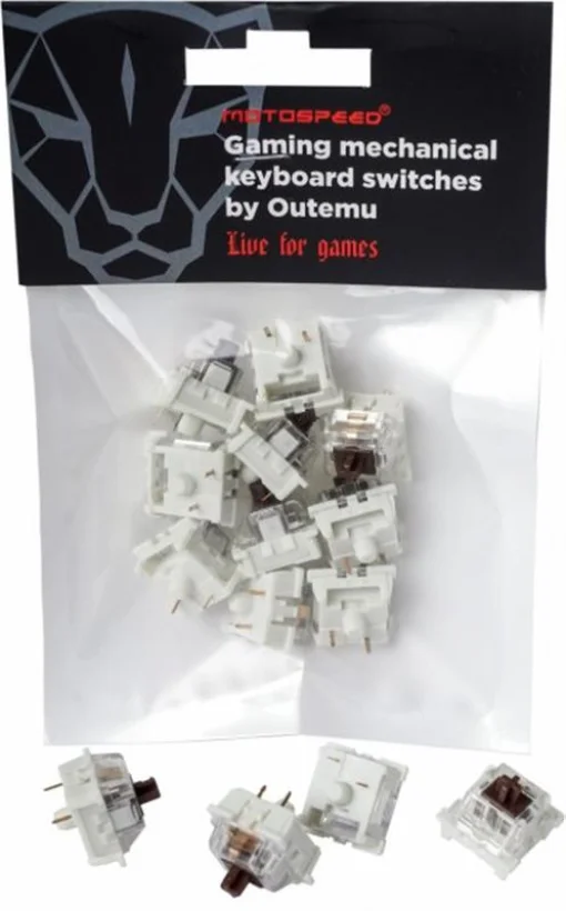 Набор переключателей Motospeed Outemu Brown (mtsw10brw)