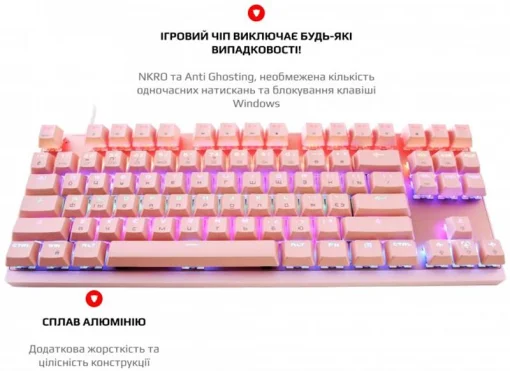 Клавіатура Motospeed K82 Outemu Blue Pink (mtk82pmb)
