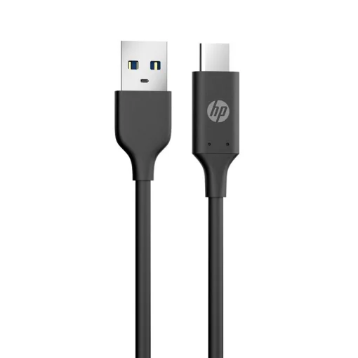 Кабель HP USB - USB-C, 1м, PVC, чорний (DHC-TC101-1M)