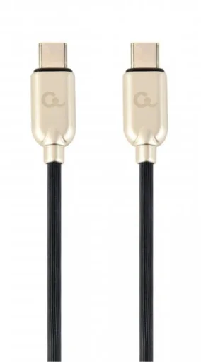 Кабель Cablexpert (CC-USB2PD60-CMCM-1M) USB Type-C-USB Type-C, 1м, чорний/золотистий