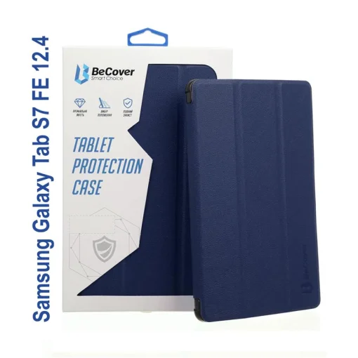 Чехол-книга BECOVER Smart для Samsung Galaxy Tab S7 FE 12.4 SM-T730/SM-T735 Deep Blue (706700)