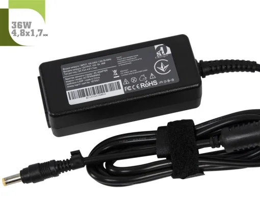 Блок живлення 1STCHARGER для ноутбуків Asus 12V 3A 4.8x1.7mm 36W (AC1STAS36WD2)