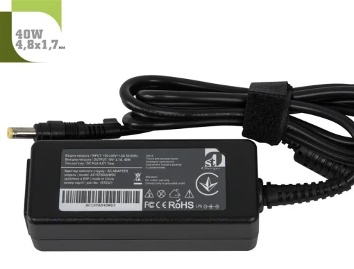Блок питания 1STCHARGER для ноутбуков Asus 19V 2.1A 4.8х1.7mm 40W (AC1STAS40WD3)