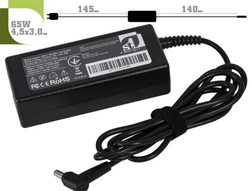 Блок живлення 1STCHARGER для ноутбуків Asus 19V 3.42A 4.5x3mm 65W (AC1STAS65WE)