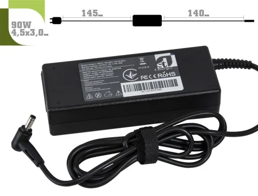 Блок живлення 1STCHARGER для ноутбуків Asus 19V 4.74A 4.5х3.0mm 90W (AC1STAS90WE)