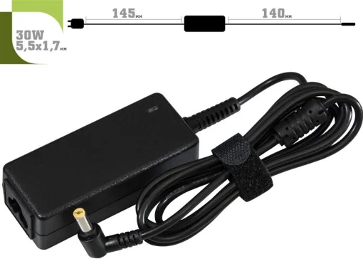 Блок живлення 1STCHARGER для ноутбуків Dell 19V 1.58A 5.5x1.7mm 30W (AC1STDE30WC)